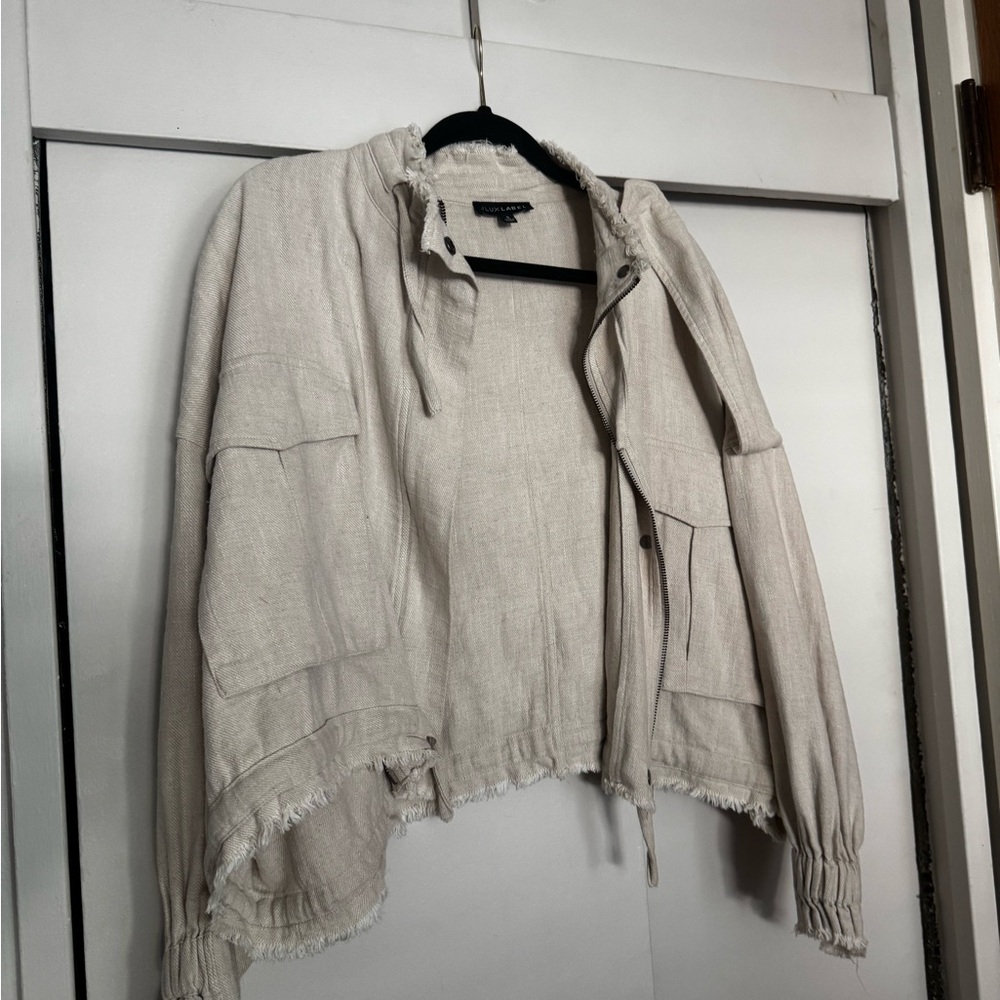 JLUXLABEL Cream Utility Jacket